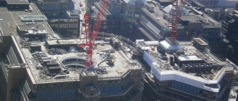 5 Broadgate, London - birdseye view of site