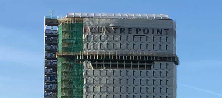 Top of Centre Point building
