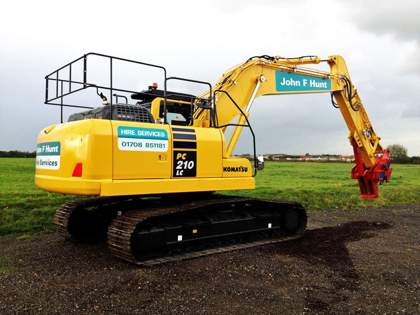 New Komatsu Excavators Added To The John F Hunt Plant Hire Fleet