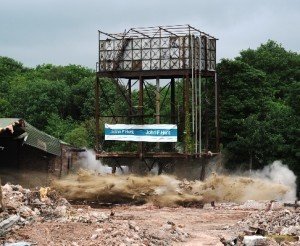 Silverton Mill Demolition In Execter, Devon