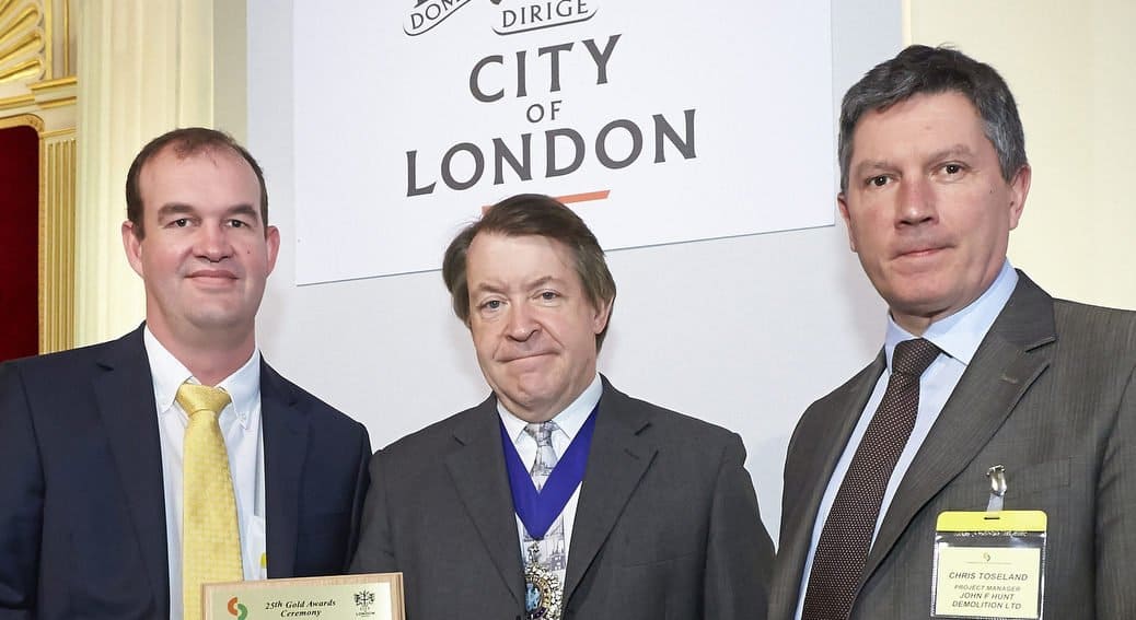 broadgate John F Hunt Award Winning London Demolition Company