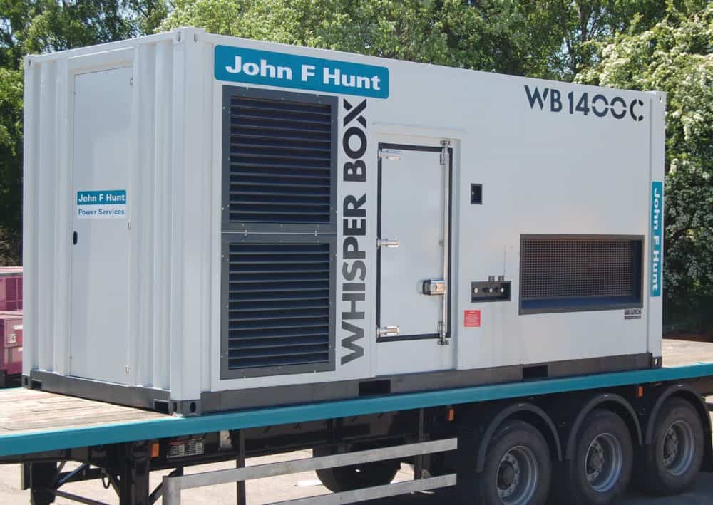 whisper generator john f hunt hire