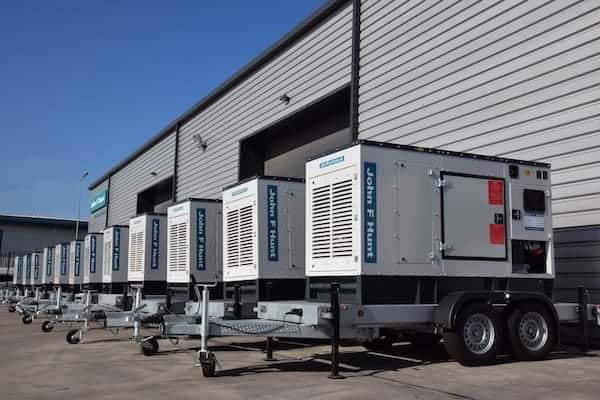John F Hunt Power - Ultra silent generators line up