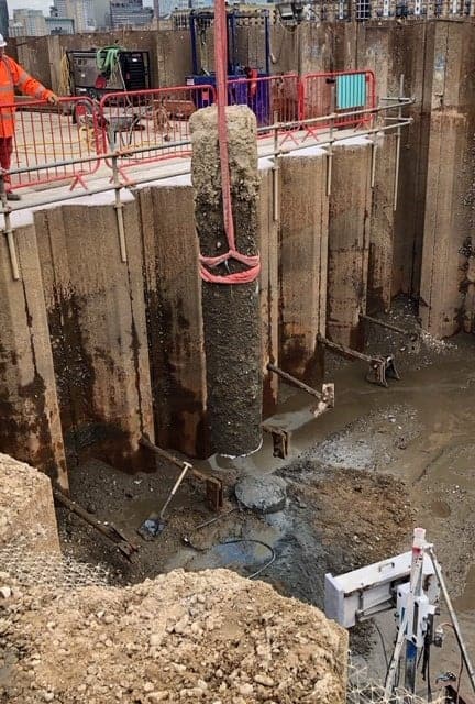Concrete cutting on site - concrete lifting