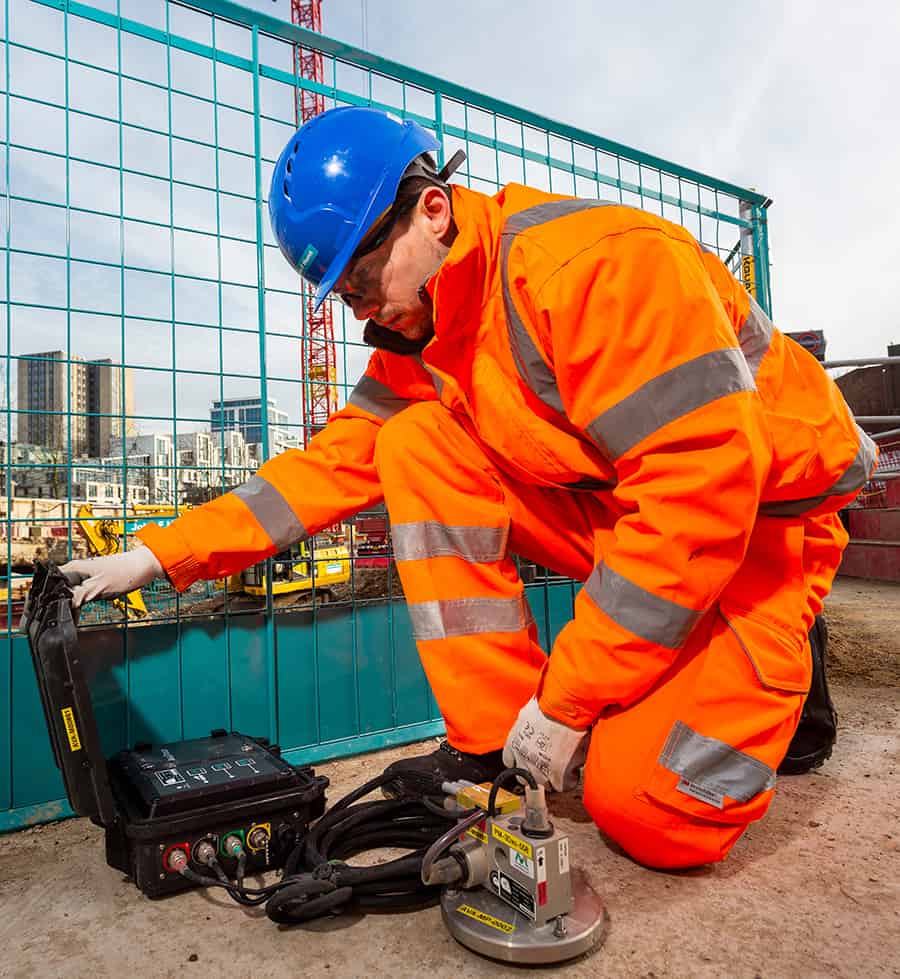Environmental Monitoring Equipment in use on site at Swiss Cottage
