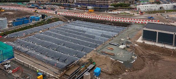 Sugar House Island, Stratford - view of site