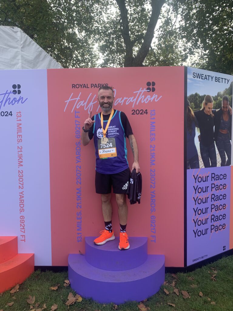 Rocky Sivell Shatters Personal Best at London Royal Parks Half Marathon for a Great Cause!