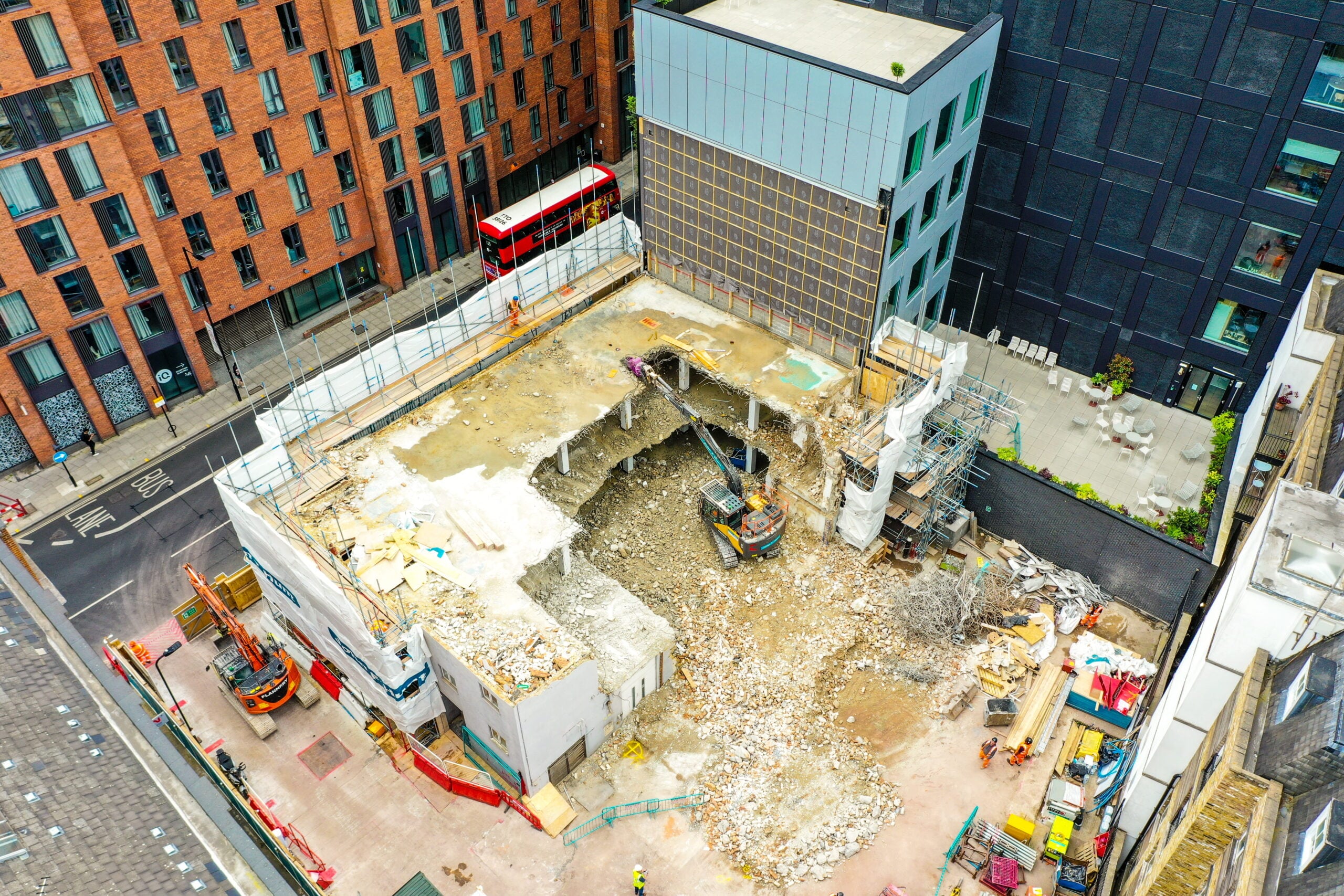 East Road Aerial Shot